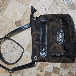 Stylish Brown and Black Women's Bag